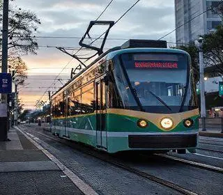 bonde elétrico na Região de Curitiba
