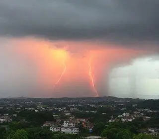 alerta amarelo de tempestade
