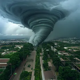 vento de tornado