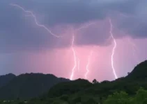 trovões e raios em Pinhais