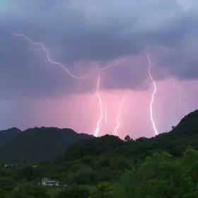 trovões e raios em Pinhais
