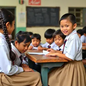 reforma e quadra coberta escola Pinhais