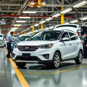 produção nacional de veículos Geely