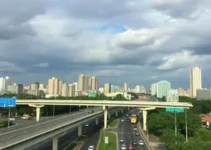 novo viaduto entre Curitiba e Pinhais