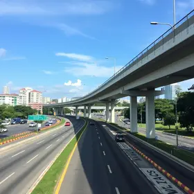 novo viaduto entre Curitiba e Pinhais