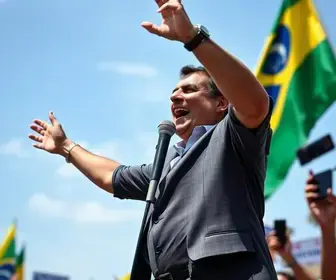 Flávio Bolsonaro em São José dos Pinhais